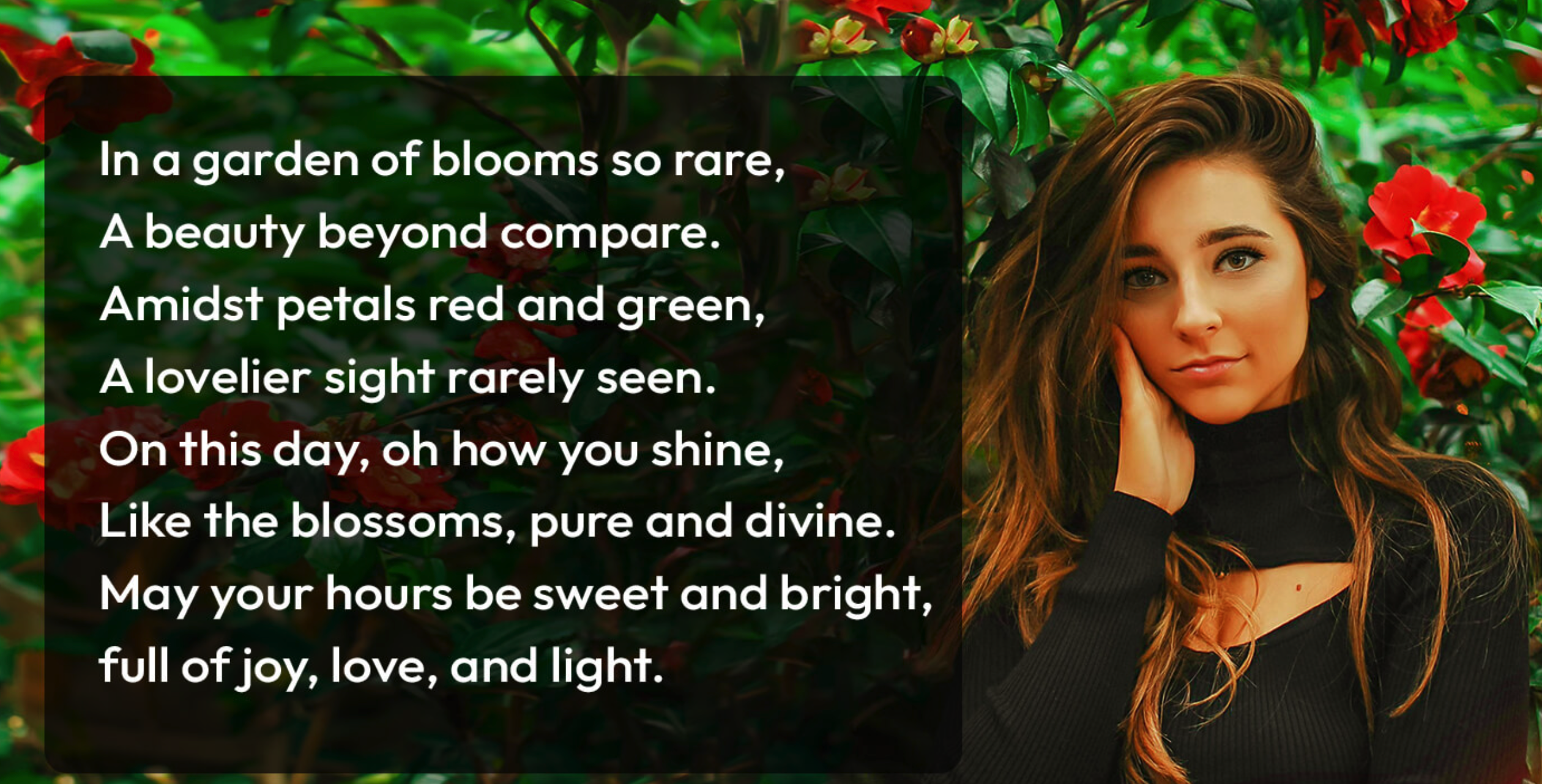 AI-created image of two people watching meteor shower with poetry in the stars