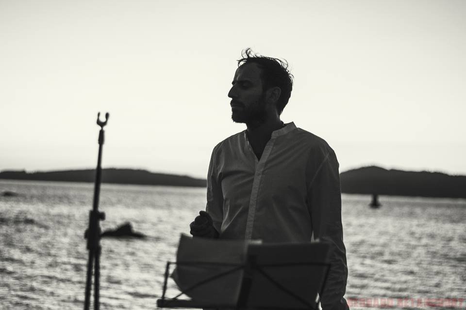 Famous poet reviewing AI-generated poetry with impressed expression